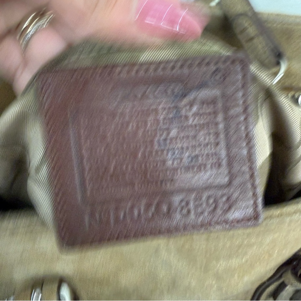 Coach Hampton Suede Tote Bag - Picture 8 of 11